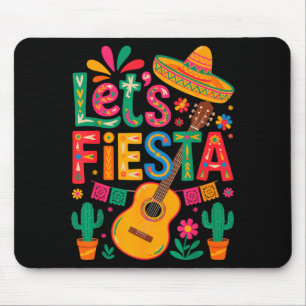 Alfombrilla De Ratón Mexicano divertido vamos a fiesta cinco de mayo 