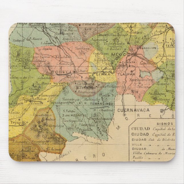 Alfombrilla De Ratón México, México (Frente)