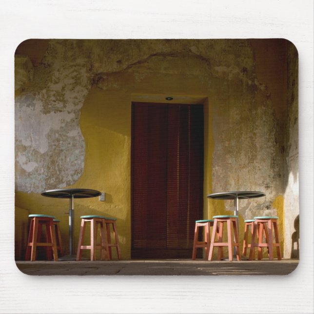 Alfombrilla De Ratón México, Oaxaca, sol de la tarde enciende el balcón (Frente)