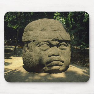 Alfombrilla De Ratón México, Villahermosa, cabeza gigante Olmeca, La Ve