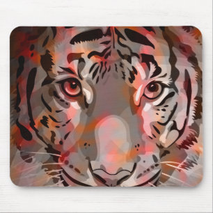 Alfombrilla De Ratón Mezcla #5 - Mousepad salvaje del tigre