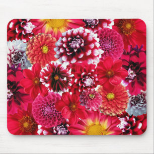 Alfombrilla De Ratón Mezcla de Flor Roja