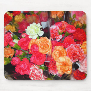 Alfombrilla De Ratón Mezcla de Flores de Carnación Mousepad
