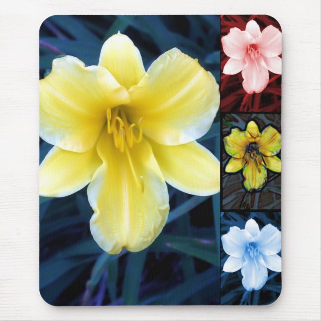 Alfombrilla De Ratón Mezcla de flores Mousepad (Frente)