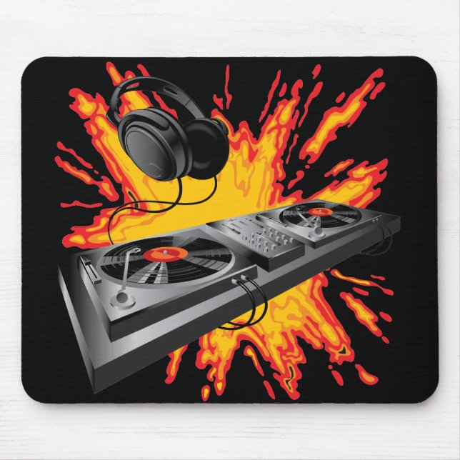 Alfombrilla De Ratón Mezclador musical Mousepad (Frente)