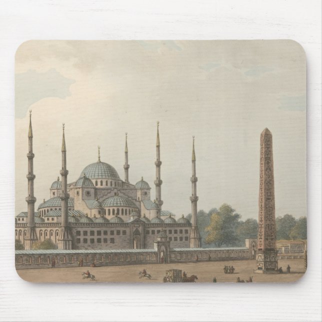 Alfombrilla De Ratón Mezquita Azul de Sultan Ahmed, Estambul, Turquía (Frente)