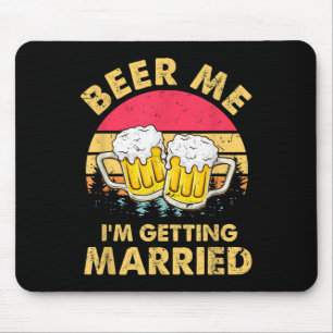 Alfombrilla De Ratón Mgqr Vintage Beer Me Estoy Casando Con Bacheloret