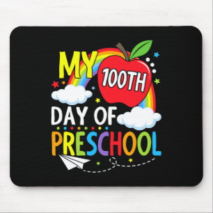 Alfombrilla De Ratón Mi 100° Día de Estudiantes Divertidos de Preescola