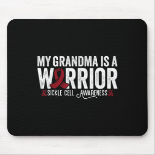 Alfombrilla De Ratón Mi abuela es una guerrera SCA Enfermedad de célula