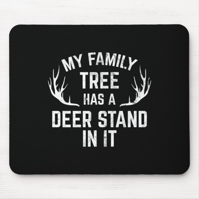 Alfombrilla De Ratón Mi Árbol Familiar Tiene Una Parada De Cerveza De C (Frente)