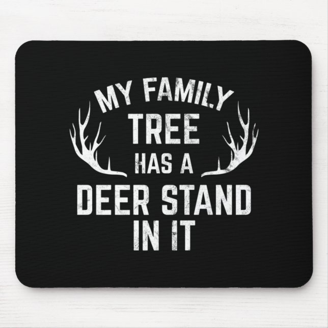 Alfombrilla De Ratón Mi Árbol Familiar Tiene Una Postura De Cerveza En  (Frente)