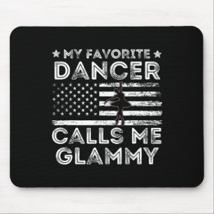 Alfombrilla De Ratón Mi bailarina favorita me llama Ballet de Baile Gla