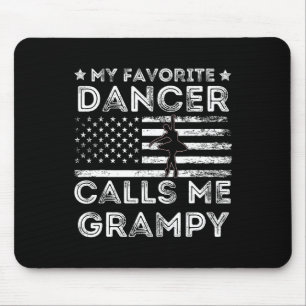 Alfombrilla De Ratón Mi bailarina favorita me llama fan de baile alegre