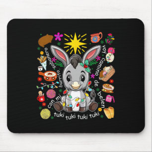 Alfombrilla De Ratón Mi burrito Sabanero Tuki mexicano Tuki Donkey Lati