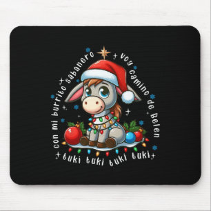 Alfombrilla De Ratón Mi Burrito Sabynero Navidades mexicanos Donkey Spa