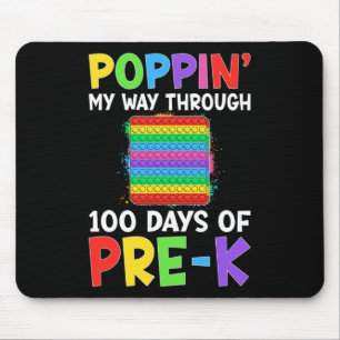 Alfombrilla De Ratón Mi Camino A Través De 100 Días De Escuela Prek Boy
