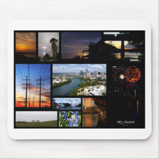 Alfombrilla De Ratón Mi collage de Austin de James R Granberry