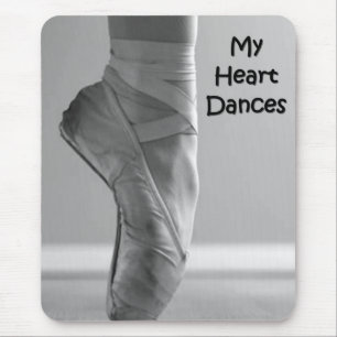 ALFOMBRILLA DE RATÓN MI CORAZÓN BAILA BALLERINA ZAPÓ MOUSEPAD
