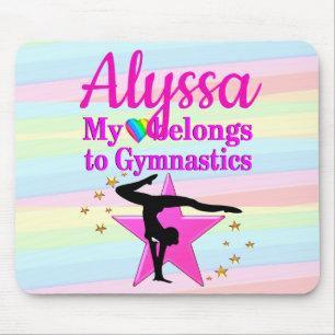 ALFOMBRILLA DE RATÓN MI CORAZÓN PERTENECE A LA GIMNASIA