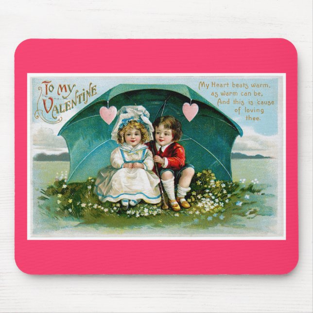 Alfombrilla De Ratón Mi Corazón Se Calienta... (Frente)