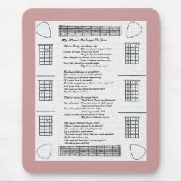 Alfombrilla De Ratón Mi Corazón Te Pertenece