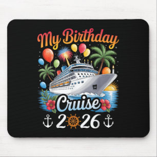 Alfombrilla De Ratón Mi crucero de cumpleaños 2026 para cruceros famili