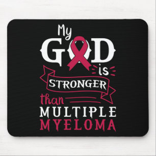 Alfombrilla De Ratón Mi Dios Es Más Fuerte Que Conciencia Del Mieloma M