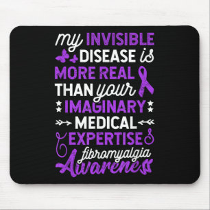 Alfombrilla De Ratón Mi Enfermedad Invisible Es Más Real, Fibromialgia