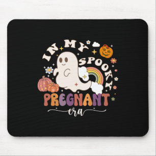Alfombrilla De Ratón Mi espantosa era preñada Fantasma Halloween Embara