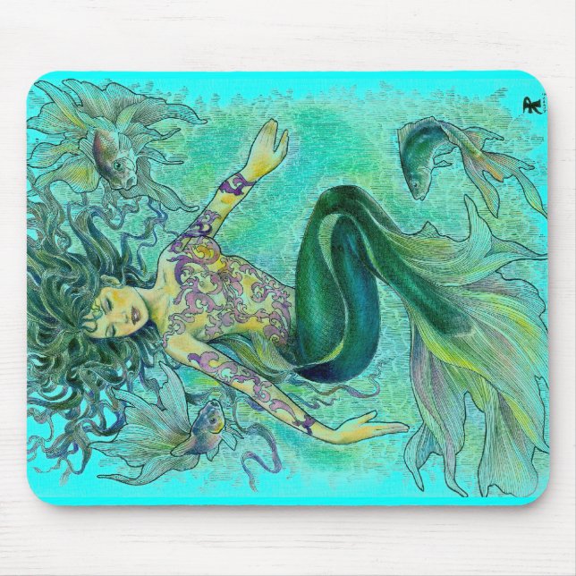 Alfombrilla De Ratón mi fantasía tropical (Frente)