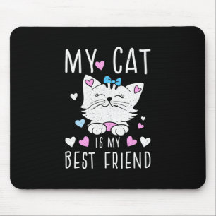 Alfombrilla De Ratón Mi gato es mi mejor amigo