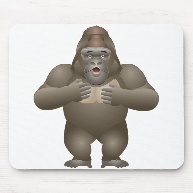 Alfombrilla De Ratón Mi gorila (Frente)