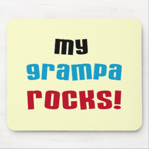 Alfombrilla De Ratón Mi Grampa roca camisetas y regalos