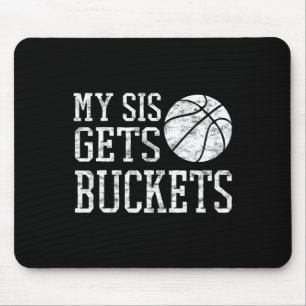 Alfombrilla De Ratón Mi hermana Sis recibe baldes - hermano Hermano Her