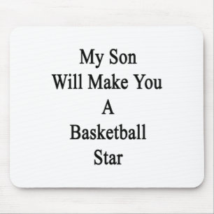 Alfombrilla De Ratón Mi Hijo Te Hará Estrella De Baloncesto