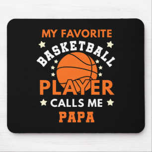 Alfombrilla De Ratón Mi jugador de baloncesto favorito me llama papá Ll