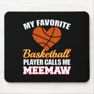 Alfombrilla De Ratón Mi jugador de skeetball favorito me llama Meemaw d