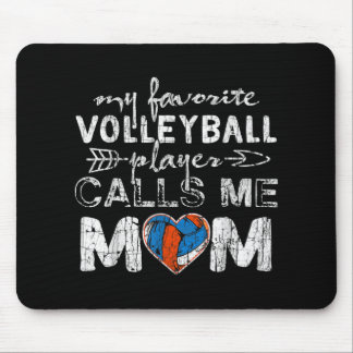 Alfombrilla De Ratón Mi jugador favorito de voleibol me llama mamá Dive