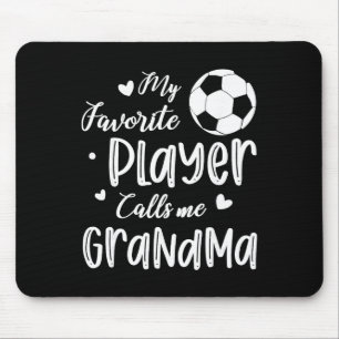 Alfombrilla De Ratón Mi jugador favorito me llama abuela jugadora de fú