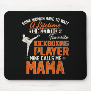Alfombrilla De Ratón Mi luchador de MMA kickboxing favorito me llama