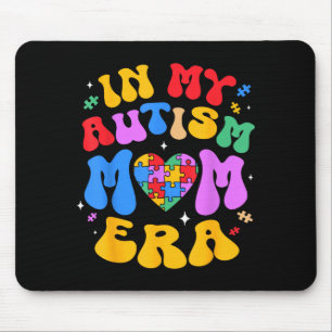 Alfombrilla De Ratón Mi mamá autista Conciencia del autismo Groovy Retr