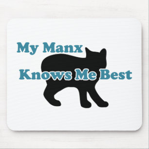 Alfombrilla De Ratón Mi Manx Me Conoce Mejor