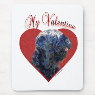 Alfombrilla De Ratón Mi negro San Valentín del terror ruso