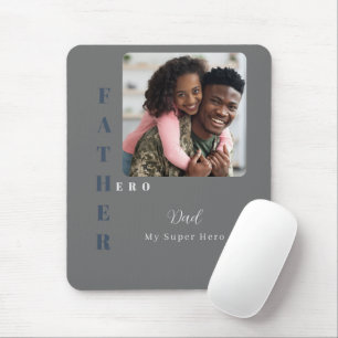 Alfombrilla De Ratón Mi padre, mi superhéroe