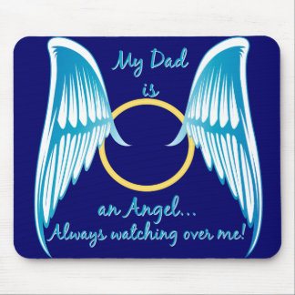 Alfombrilla De Ratón Mi papá es un ángel