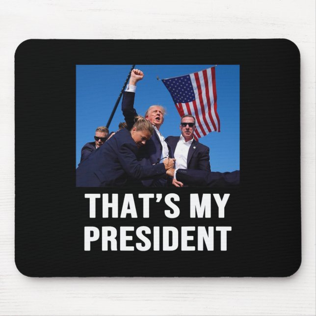Alfombrilla De Ratón Mi Presidente Trump 2024  (Frente)