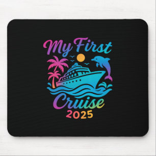 Alfombrilla De Ratón Mi Primer Crucero 2025 Viaje de Vacaciones Familia