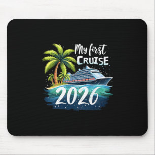 Alfombrilla De Ratón Mi primer crucero 2026 Divertido crucero de vacaci