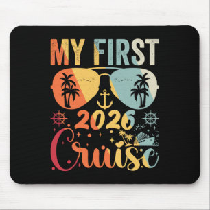 Alfombrilla De Ratón Mi primer crucero vacaciones 2026 familia coincide