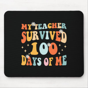 Alfombrilla De Ratón Mi Profesor Sobrevivió A 100 Días De Mí Diversión 